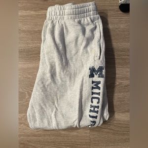 Light Grey Michigan Sweatpants 2XL